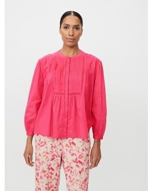 Masai Mailvianne Pintuck Detail Blouse - Pink