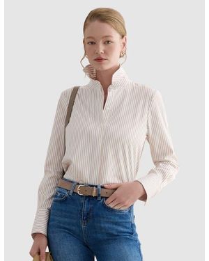Hobbs Andra Shirt - Natural
