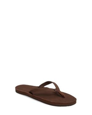 Rainbow Sandals Narrow Strap Sandal - Brown