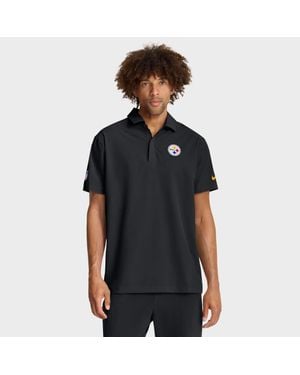 Nike Pittsburgh Steelers Sideline City Pride Woven Performance Polo - Black