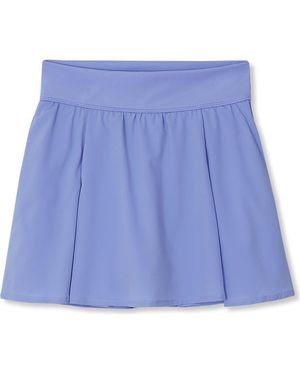Lands' End Girls Active Pleated Skort - Blue