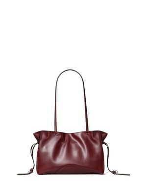 Tory Burch Small Ella Natuura Drawstring Tote - Red