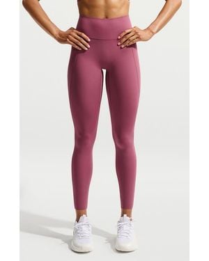 Nike Universa Dri-Fit High Waist Pocket Leggings - Red