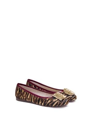 Johnston & Murphy Claire Ornamental Flat - Brown