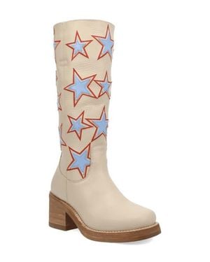 Dingo American Dream Tall Boot - White