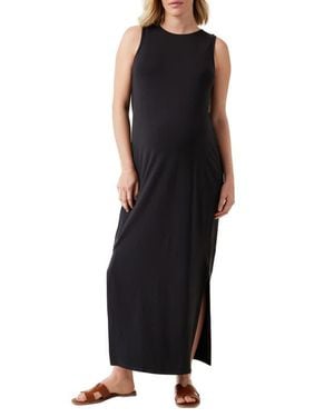Ingrid & Isabel The Sidekick Maternity Column Dress - Black