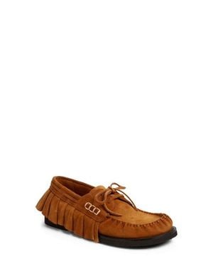 JW Anderson Ruffle Loafer - Brown