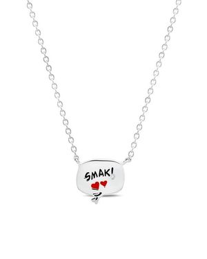 Crislu X Peanuts Smak! Thought Balloon Pendant Necklace - White