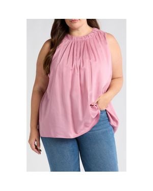 Harshman Ciri Sleeveless Tencel Top - Red