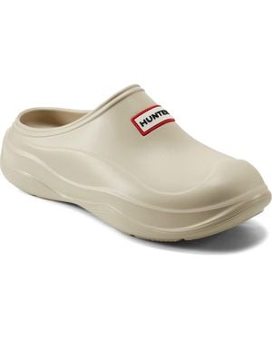 HUNTER Elena Water Resistant Clog - White