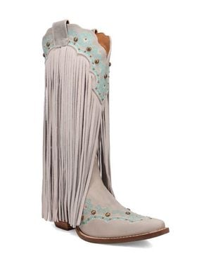Dingo Tequila Sunrise Western Boot - White