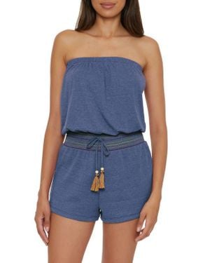 SOLUNA Sunset Cover-Up Romper - Blue