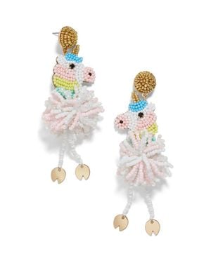 BaubleBar Unicorn Drop Earrings - Metallic