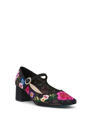 Betsey Johnson Rubee Mary Jane Pump - White