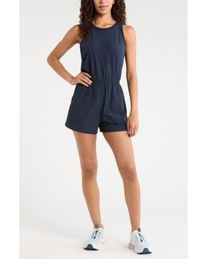 Zella Atlas Short Romper - Blue