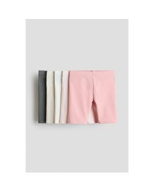 H&M Pack Cotton Cycling Shorts - Pink