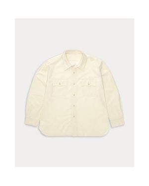 Fortela Cpo 2.0 Cotton Drill Overshirt - Natural