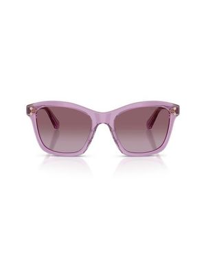 Swarovski 54Mm Gradient Square Sunglasses - Purple