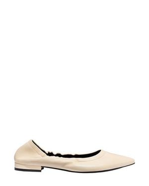 Margaux The Roma Ballet Flat - White