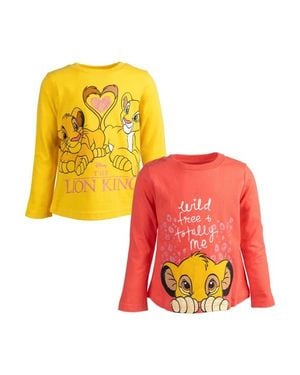 Disney Lion King 2-Piece Long Sleeve T-Shirt Set - Orange
