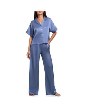 MIDNIGHT BAKERY Pajama Pants Set - Blue