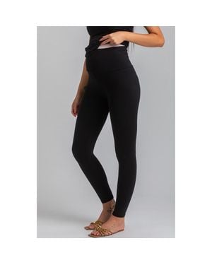 PIETRO BRUNELLI MATERNITY Maternity Leggings - Black