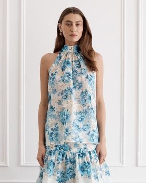 Aqua Blu Australia Alice Top - Blue