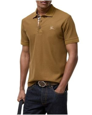 Burberry Cotton Polo Shirt - Green