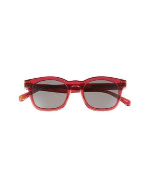 Eyebobs Humble Narrator 49Mm Small Polarized Square Sunglasses - Red