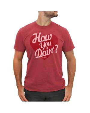 Friends Classic Central Perk Logo Graphic T-Shirt - Red