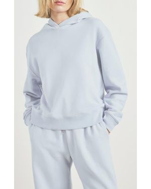 Splendid Laguna Lounge Cotton Hoodie - Blue