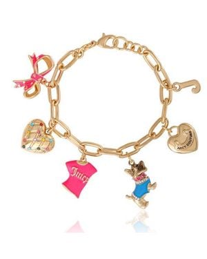 Juicy Couture And Charm Bracelet - Metallic