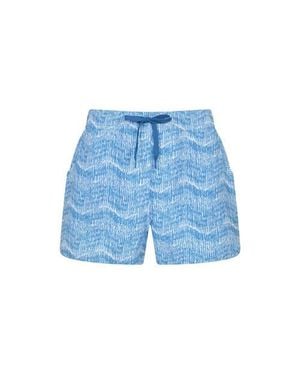 Mountain Warehouse Patterned Stretch Boardshorts - Blue