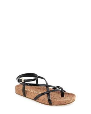 Aerosoles Leera Ankle Strap Flat Sandal - Multicolor