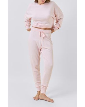 Papinelle Cotton & Cashmere Sweatpants - Pink