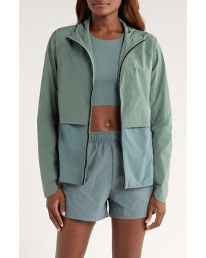 On Shoes Core Hooded Packable Running Jacket - Green