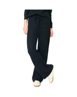 Gibsonlook Gigi Drawstring Rib Sweater Pants - Black