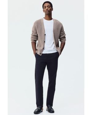 H&M Slim-Fit Cotton Chinos - Blue