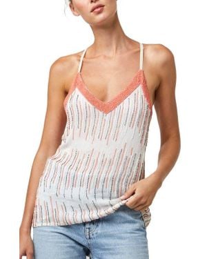 AS by DF Ibiza Beaded Cami - White