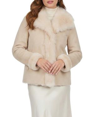 Gorski Merino Genuine Shearling Jacket - Natural