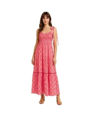 Ro's Garden Reece Maxi Dress - Red