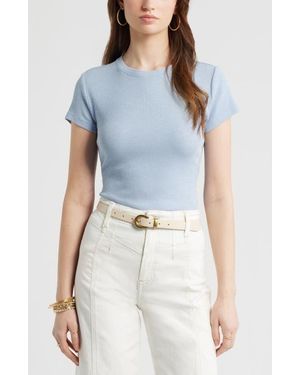 Treasure & Bond Tuckable Rib Baby Tee - Blue