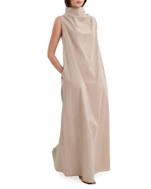 MARCELLA Minna Sleeveless Maxi Dress - Natural