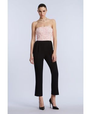 BCBGMAXAZRIA 3D Floral Jumpsuit - Multicolor