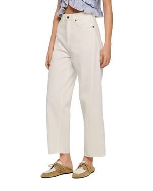 Sandro Barrel Jeans - White