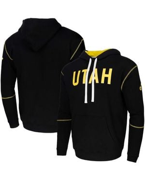 Stadium Essentials Utah Jazz Monument Pullover Hoodie - Black