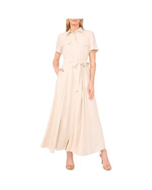Ted Baker Short Sleeve Belted Shirtdress - Pink