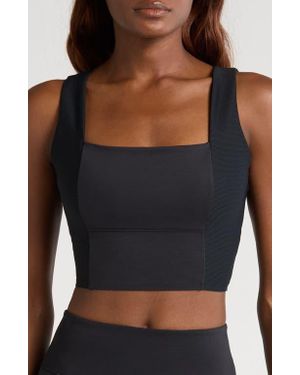 Travis Mathew Moveknit Sport Crop Tank - Blue
