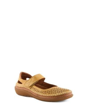 Spring Step Janah Mary Jane Sneaker - Brown