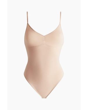 H&M Firm Shape Sculpting Thong Body - White